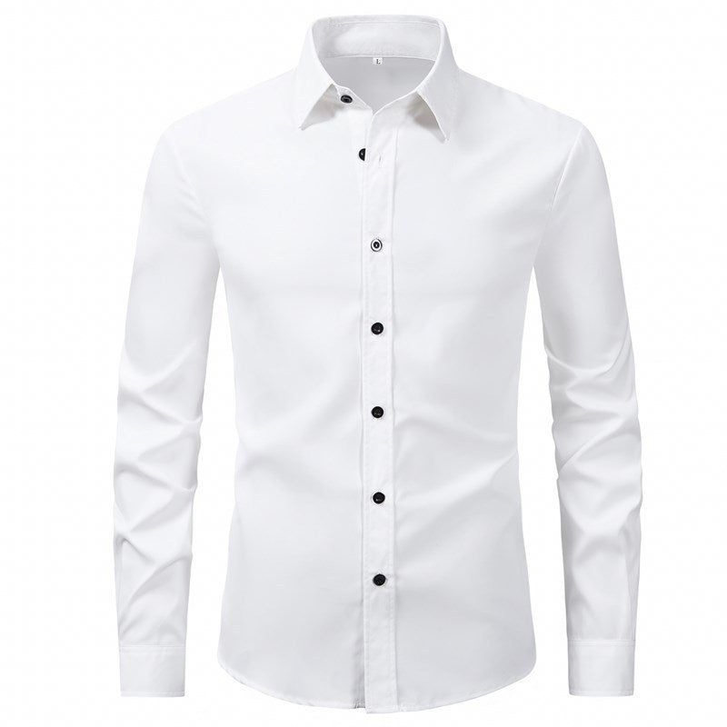 Herren Langarm Hemd mit modernem Schnitt und eleganten Details Echoarchiv