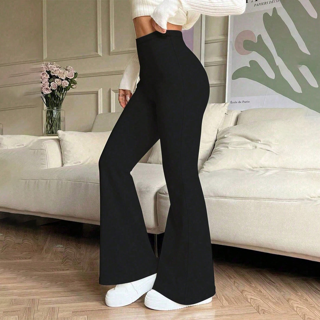 Damen Hohe Taille Flared Pants Echo Archiv