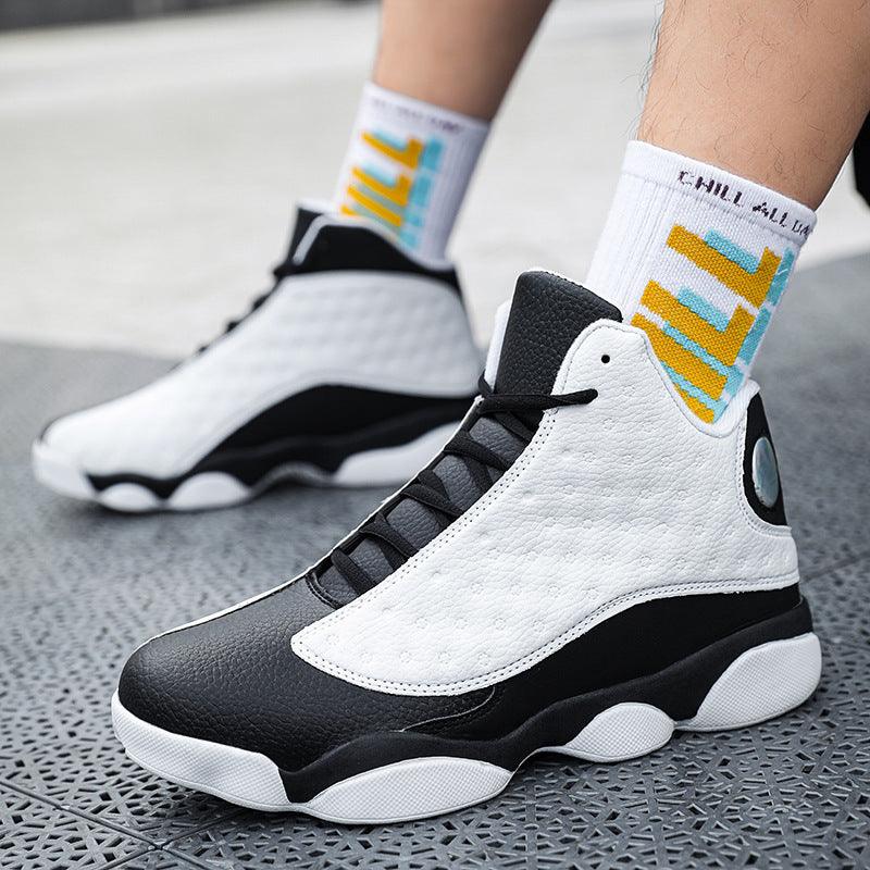 Herren Basketball-High-Top Sneaker mit reaktiver Dämpfung und verstärkter Knöchelstütze – Tavélo