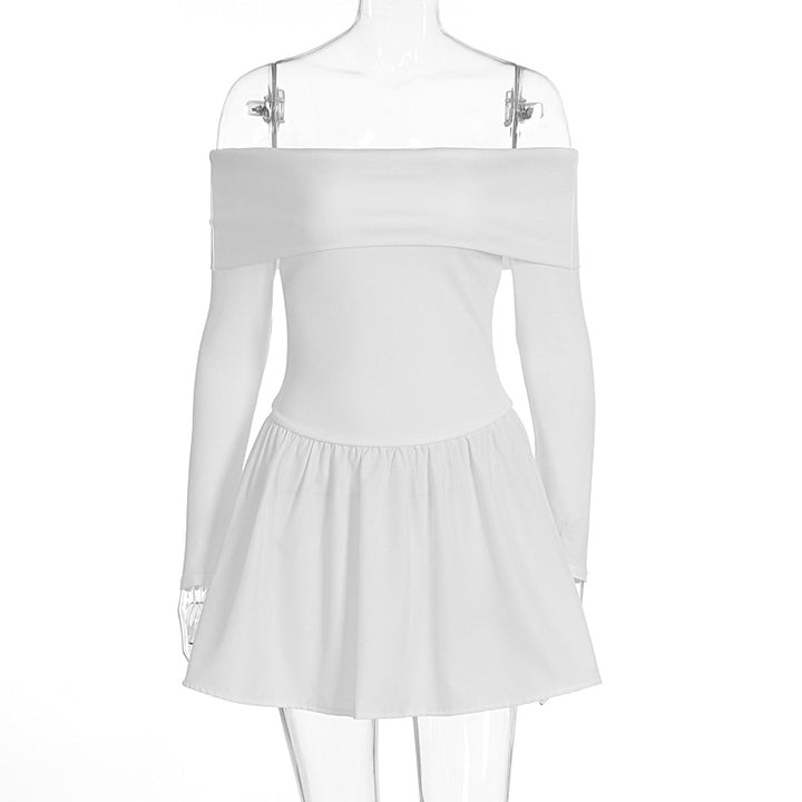 Damen Off-Shoulder Kleid Echo Archiv