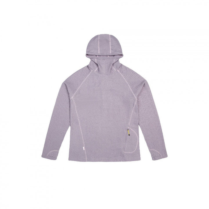 Unisex Texturierter Kapuzenpullover im Boxy‑Cut aus Waffelstrick mit Raglanärmeln und aufgesetzter Tasche Echo Archiv