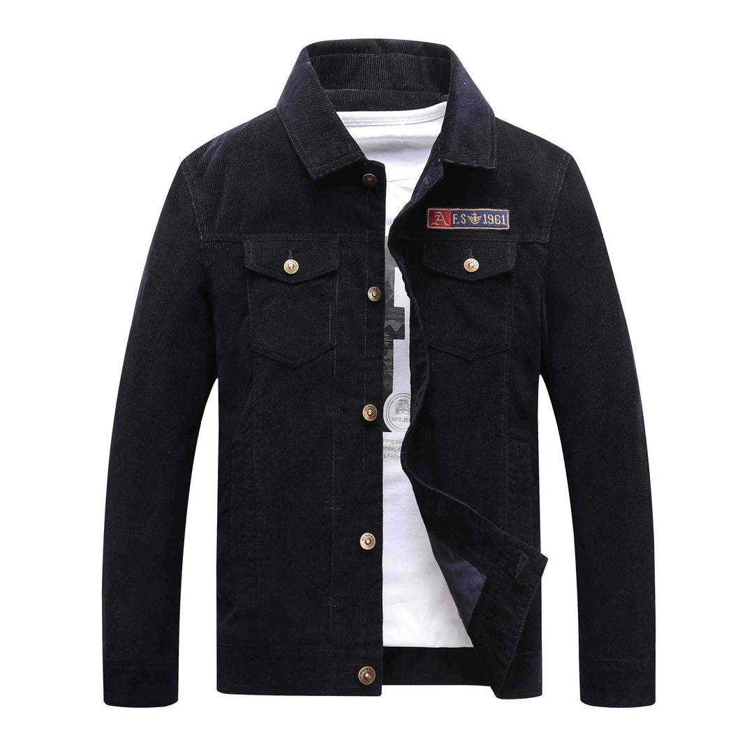 Herren Trucker-Cordjacke mit Teddyfutter und aufgesetzten Brusttaschen Echo Archiv