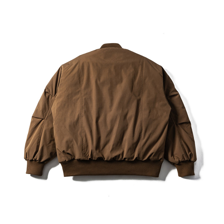 Herren Boxy wattierter Kurzblouson mit Rippenkragen und ergonomischen Eingrifftaschen Echoarchiv