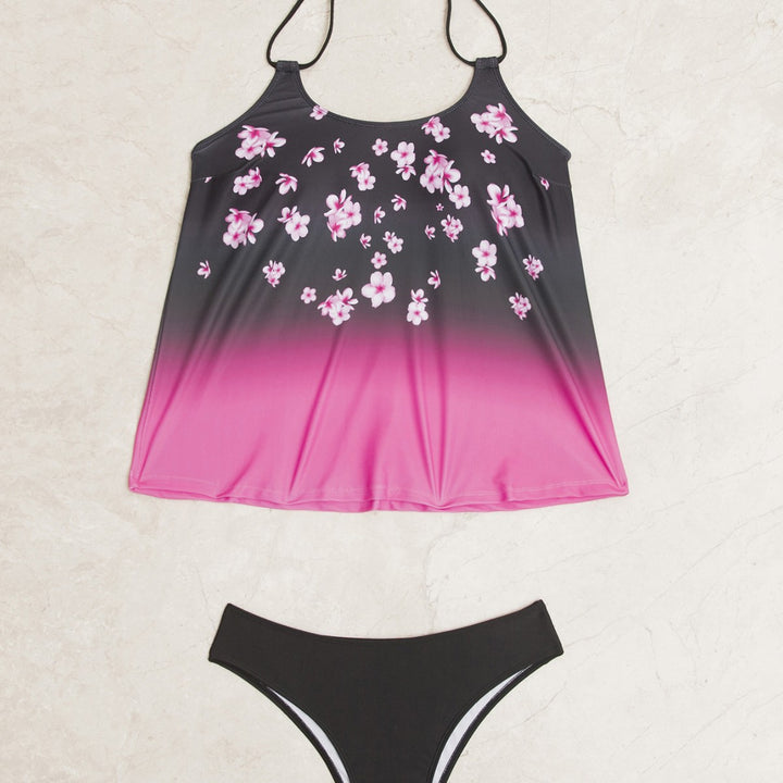 Damen Tankini-Set mit modischem Muster und lässigem Schnitt Echo Archiv