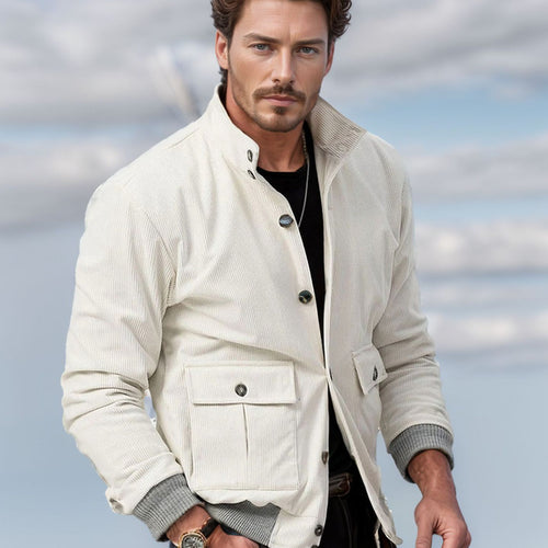 Herren modische Cordjacke Echoarchiv