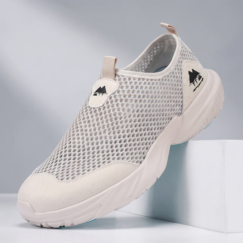Unisex Atmungsaktive Mesh-Slipper mit gedämpfter Profilsohle – Tavélo