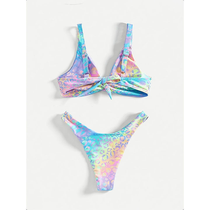 Damen Triangel-Bikini mit modischem Knotendesign Echo Archiv