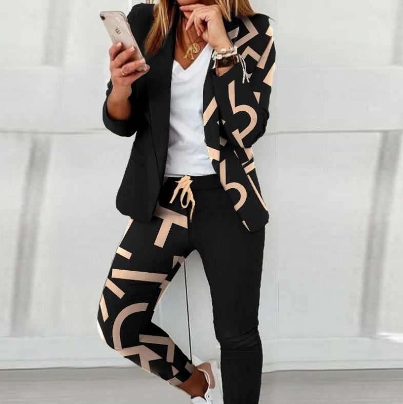 Damen Karierte Slim-Fit Jogginghose mit Tunnelzug und Knöchellangem Schnitt – Avélisse