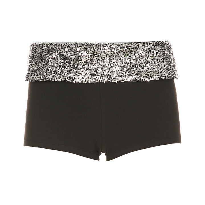 Damen Glitzerndes Minikleid mit Leopardenmuster und Spaghettiträgern Echo Archiv