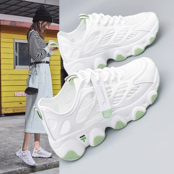 Damen Sportliche Multifunktions-Sneaker mit atmungsaktiven Netzeinsätzen und rutschfester Sohle Echo Archiv