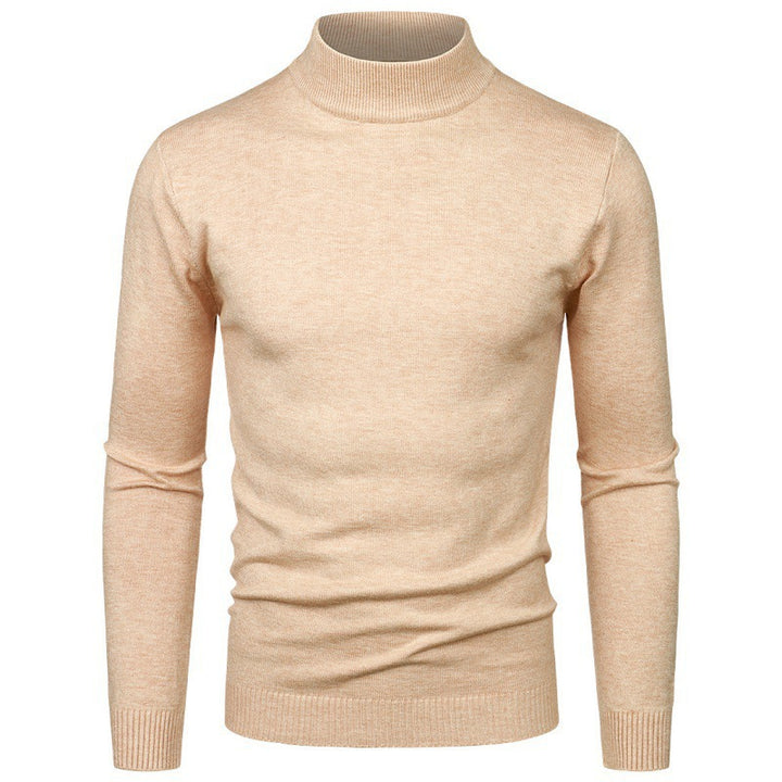 Herren eleganter Rollkragenpullover aus feiner Baumwollmischung Echoarchiv