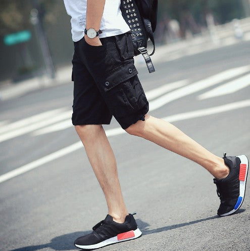 Herren Cargo-Shorts mit vielseitigen Taschen und elastischem Bund Echoarchiv