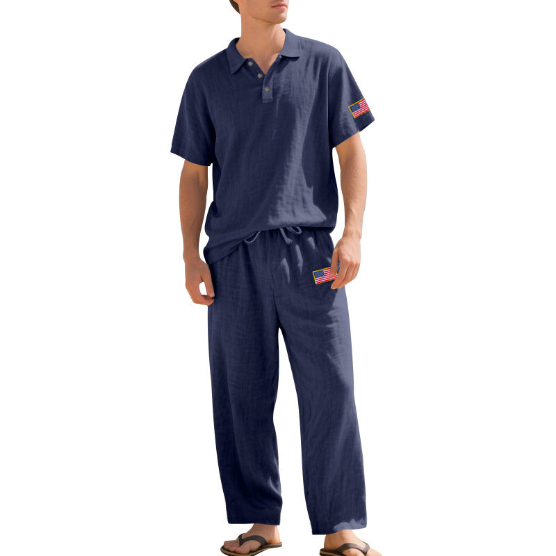 Herren lässiges Strand-Outfit aus leichtem und atmungsaktivem Stoff Echoarchiv
