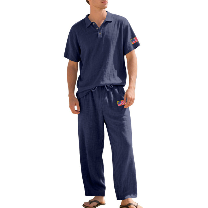 Herren lässiges Strand-Outfit aus leichtem und atmungsaktivem Stoff Echoarchiv