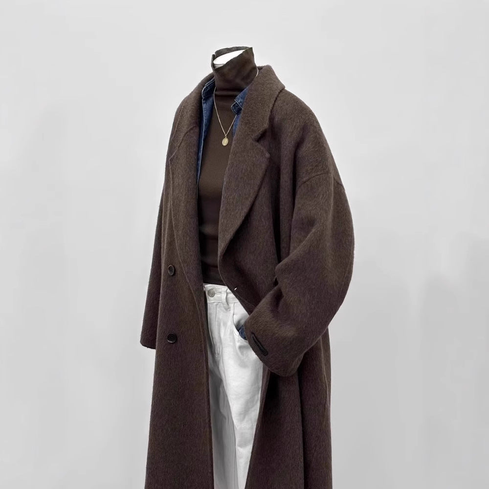 Damen Oversized Wollmantel Echoarchiv