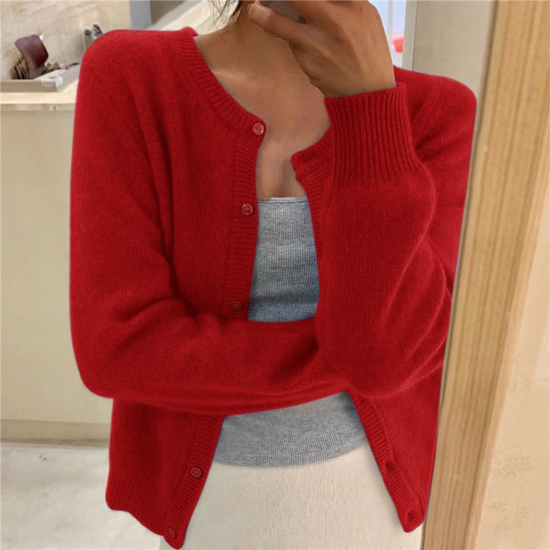 Damen kuschelige Strickjacke Echoarchiv