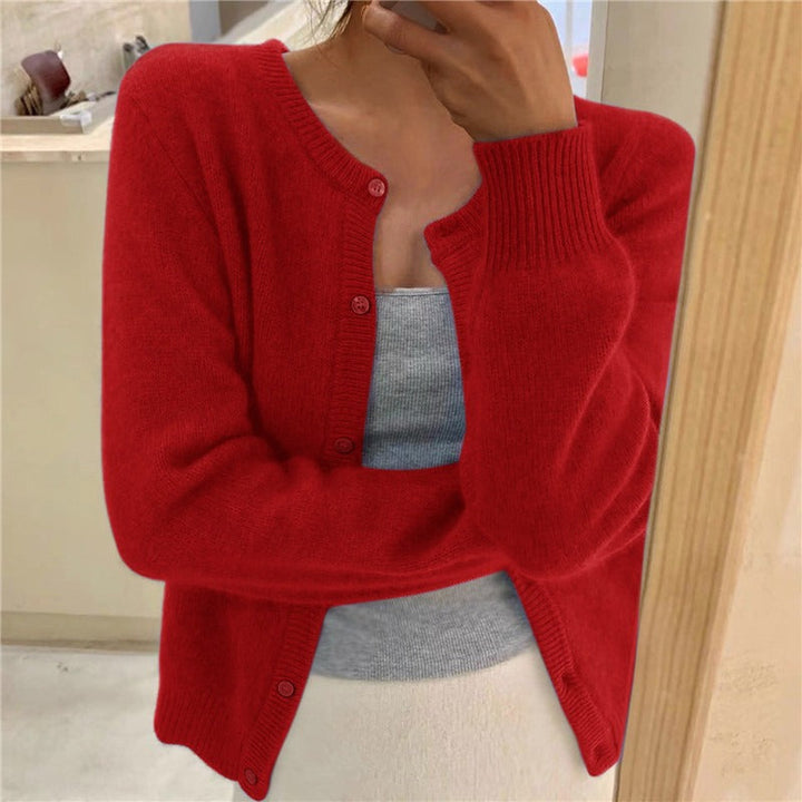 Damen kuschelige Strickjacke Echoarchiv