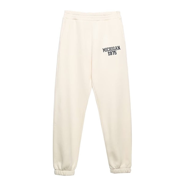 Damen Sweatpants mit bequemem Gummibund und edlem Michigan-Print Echo Archiv