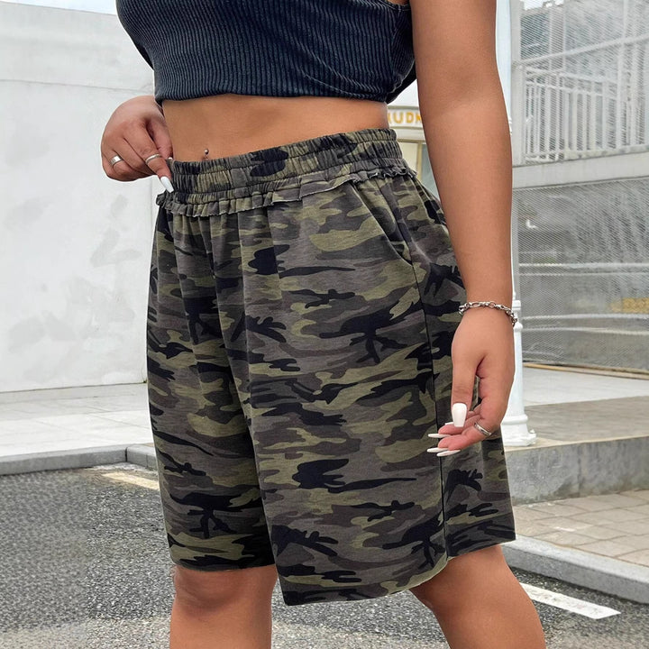 Damen Freizeithosen im modernen Camouflage-Design Echo Archiv