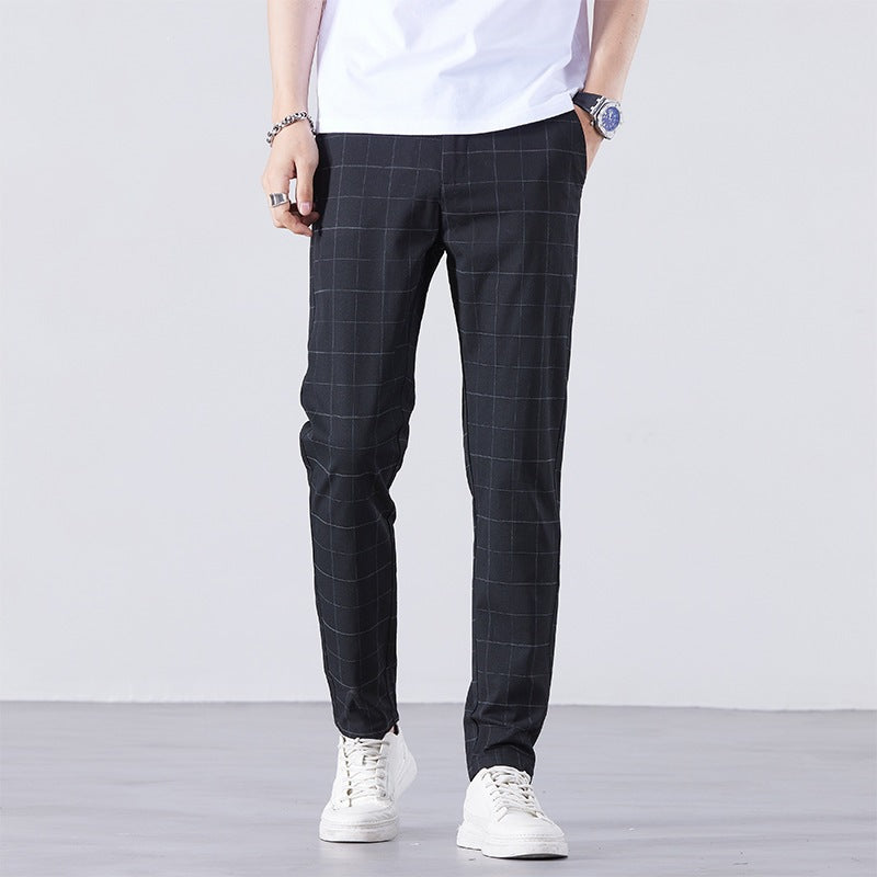 Herren Stylische Karohose Echo Archiv