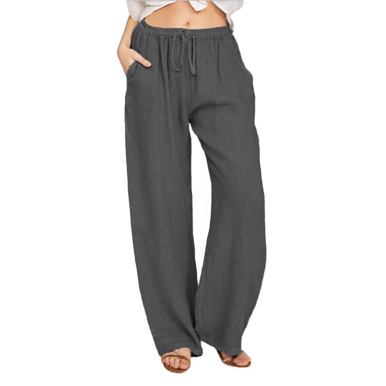 Damen bequeme Leinenhose Echoarchiv
