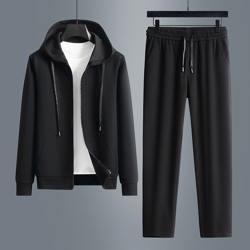 Herren sportliches Sweatset mit Kapuze und elastischem Bund Echoarchiv