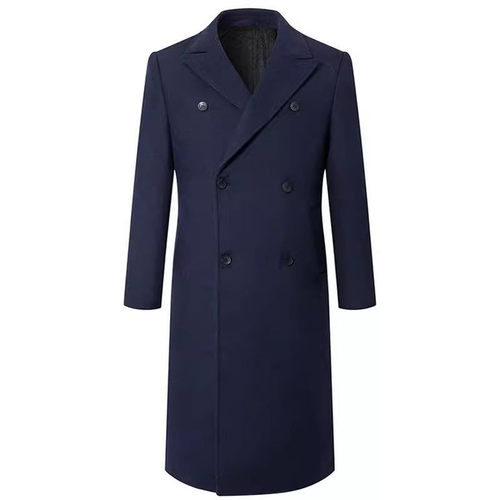 Herren eleganter Doppelt-Front-Mantel aus hochwertigem Material Echoarchiv