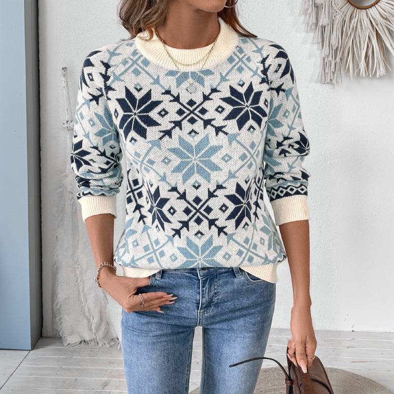 Damen Gemusterter Pullover Echo Archiv