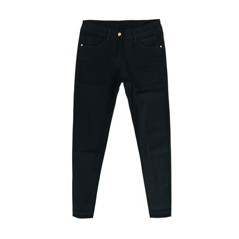Damen Weit geschnittene Denim-Hose Echoarchiv