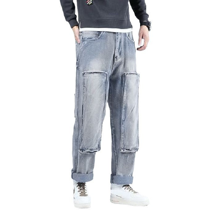 Herren Moderne Cargo-Jeans Echoarchiv