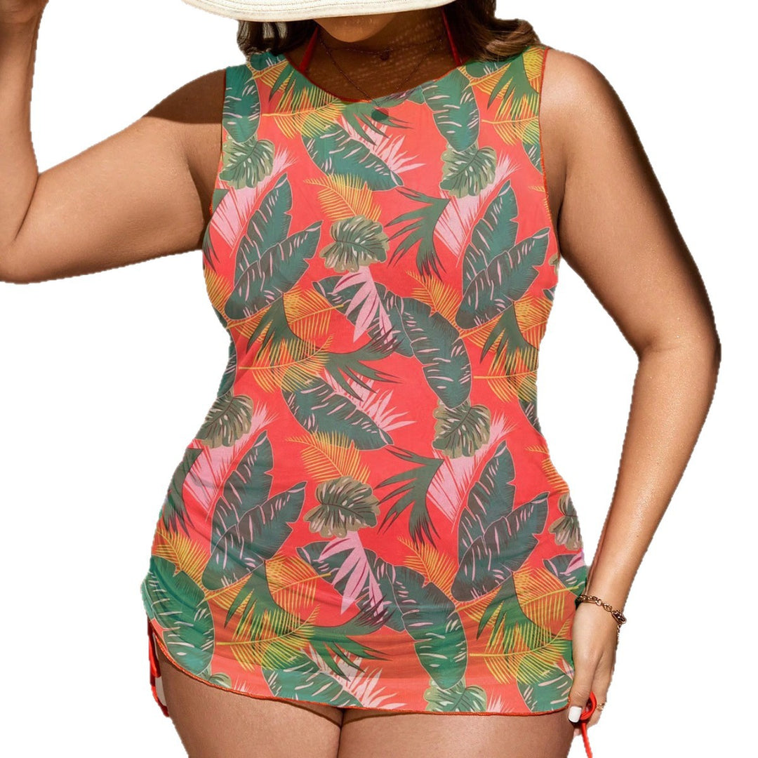 Damen Strandkleid mit raffiniertem Wickeldetail Echo Archiv