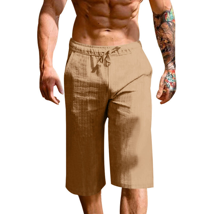 Herren bequeme Sport-Shorts mit elastischem Bund und verstellbarem Kordelzug Echoarchiv