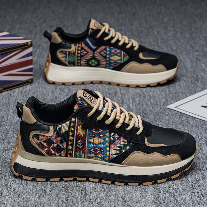 Herren Sportliche Sneaker mit dekorativem Muster Echoarchiv