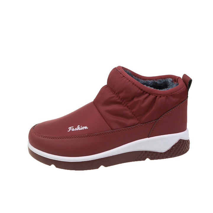 Damen Gepolsterte Slip-On Winter-Booties mit Keilsohle – Lioré