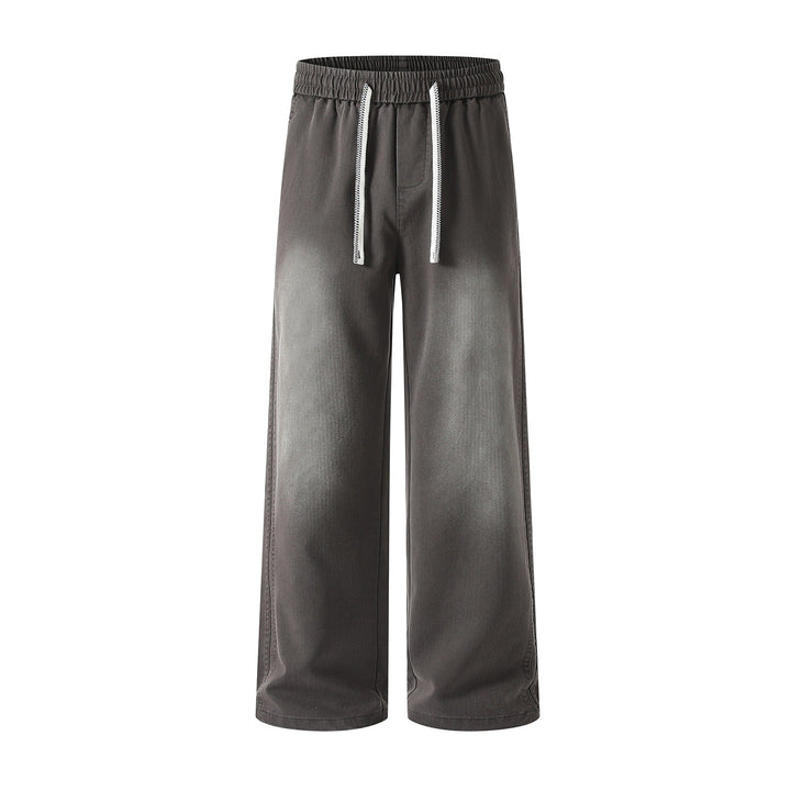 Damen weite Freizeithose mit elastischem Bund und Kordelzug Echoarchiv