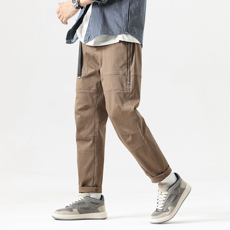 Herren Tapered Utility-Cargohose mit integriertem Webgurt, Kniepaneelen und Reißverschlusstaschen Echo Archiv