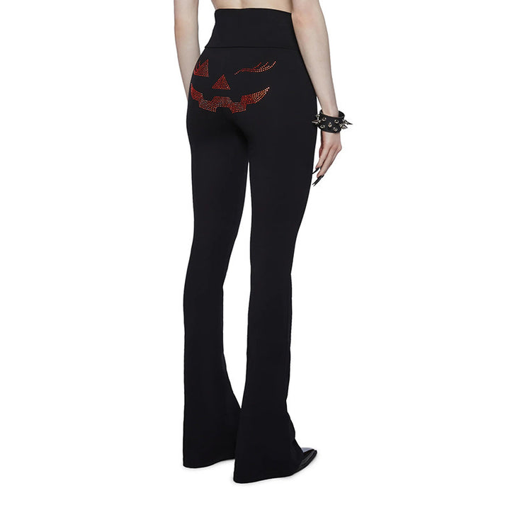 Damen Sportliche Bootcut-Hosen mit hohem Bund und Figur schmeichelndem Schnitt Echo Archiv