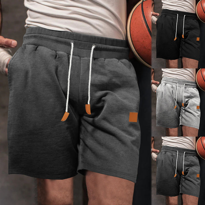 Herren sportive Sweatshorts mit verstellbarem Bund Echoarchiv