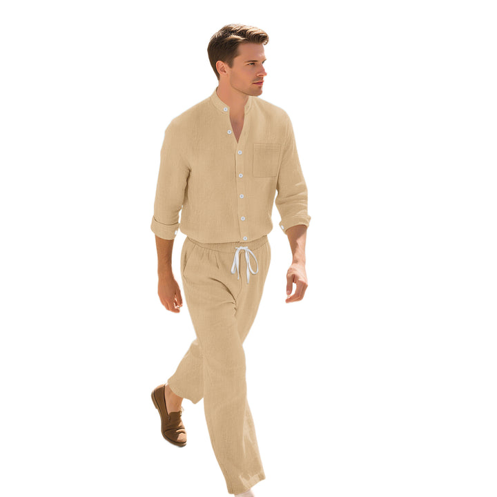Herren Leichte und atmungsaktive Sommerhose mit elastischem Bund Echoarchiv