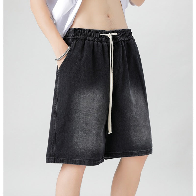 Herren lässige Denim-Shorts mit praktischen Seitentaschen Echoarchiv