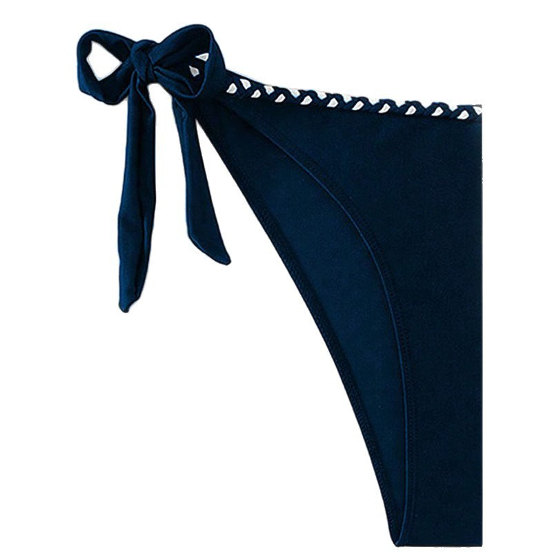 Damen Bandeau Bikini-Set mit raffinierten Rüschendetails und verstellbaren Bindebändern Echo Archiv