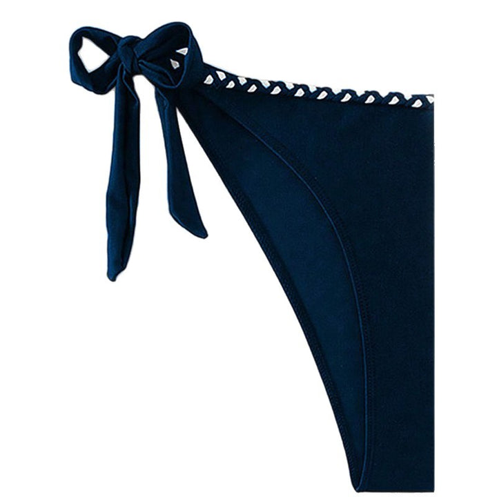 Damen Bandeau Bikini-Set mit raffinierten Rüschendetails und verstellbaren Bindebändern Echo Archiv