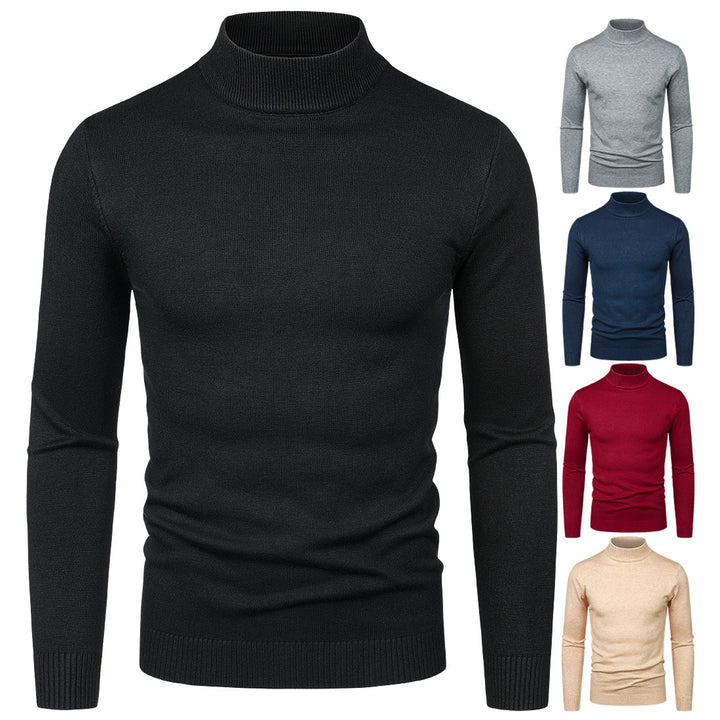 Herren Rollkragenpullover aus hochwertiger Wolle Echoarchiv