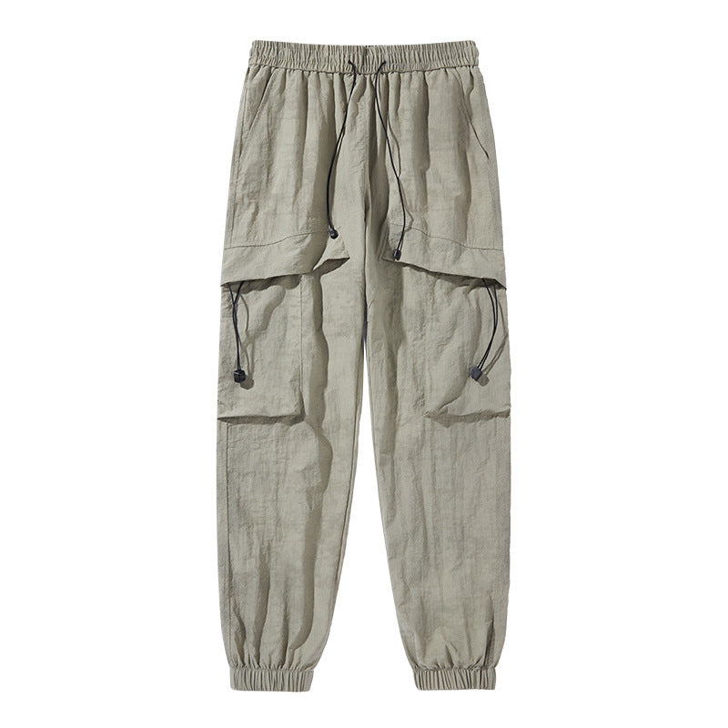 Damen Modische Cargo-Hose mit elastischem Bund Echoarchiv