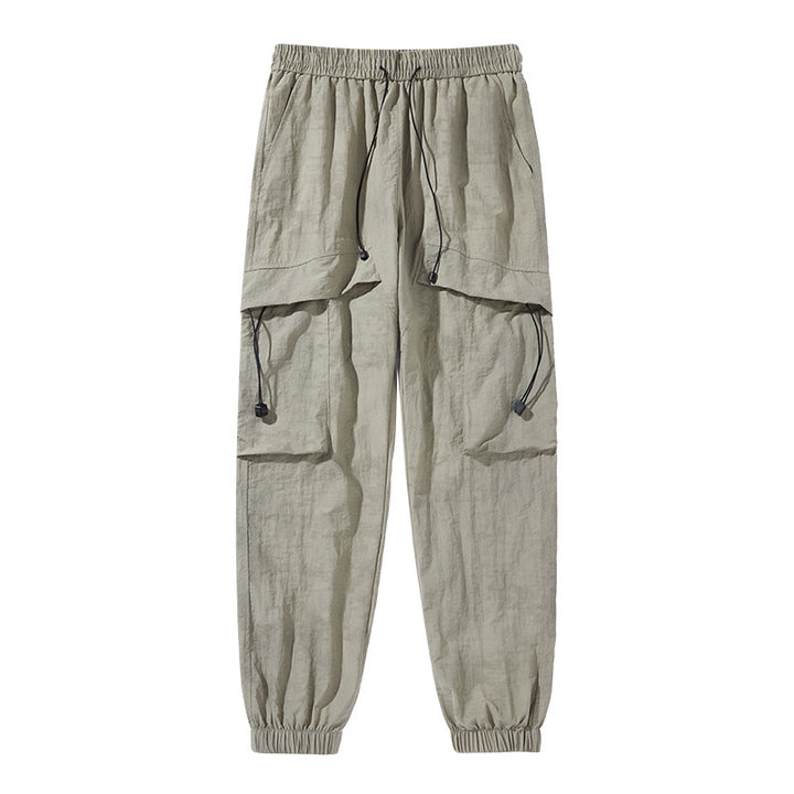 Damen Modische Cargo-Hose mit elastischem Bund Echoarchiv