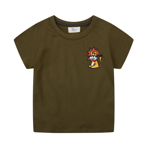 Kinder T-Shirt mit kreativem Löwen-Motiv Echo Archiv