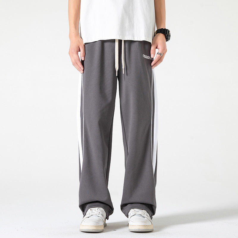 Herren Sportliche Freizeithose mit Kontraststreifen Echoarchiv