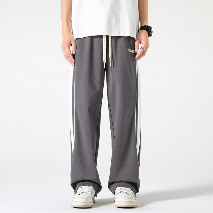 Herren Sportliche Freizeithose mit Kontraststreifen Echoarchiv