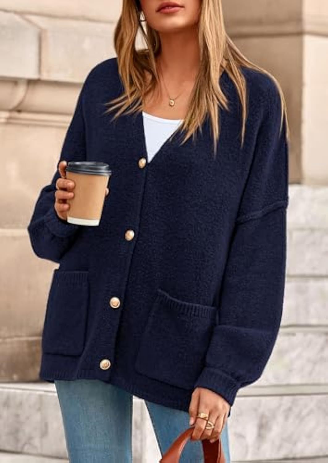 Damen gemütlicher Strickcardigan Echo Archiv