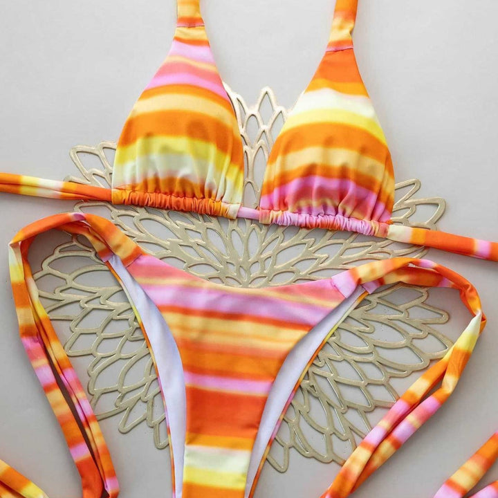 Damen Triangel-Bikini mit verstellbaren Bändern Echo Archiv